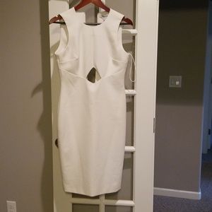 Elizabeth and James bright white dress